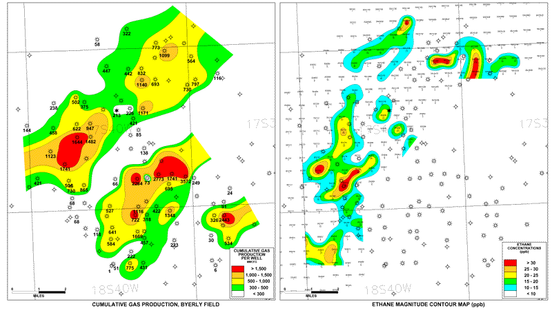 Detailed Soil Gas Survey - Byerly Field, Greeley Co., Kansas