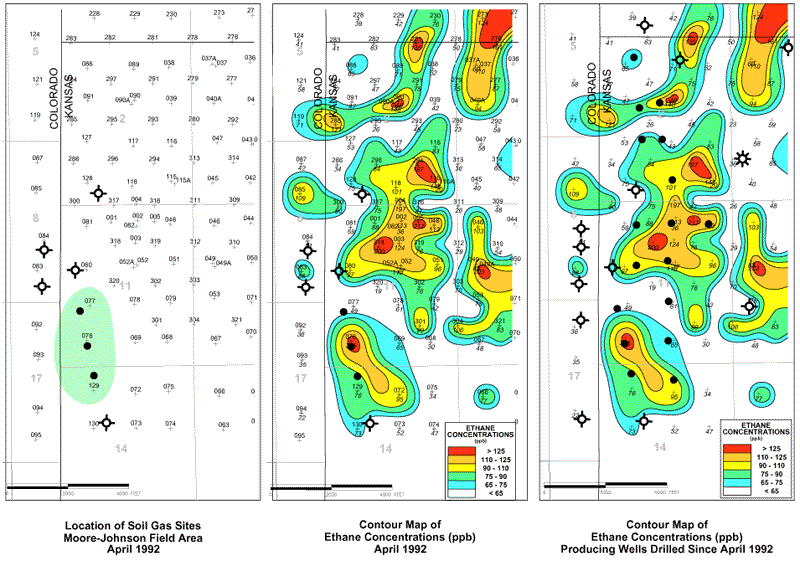 Detailed Soil Gas Survey - Moore-Johnson Field, Greeley Co., Kansas